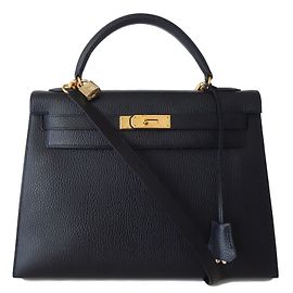 Hermès hermes kelly 32 Pelle nera Nero