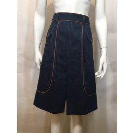 Prada-Skirt-Blue
