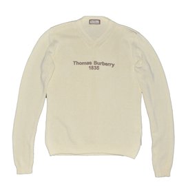 Thomas Burberry Malhas Bege