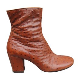 Chie Mihara Ankle Boots Brown