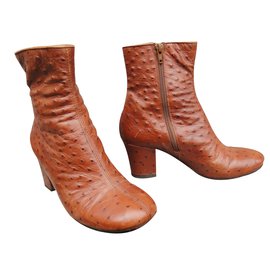 Chie Mihara-Ankle Boots-Brown