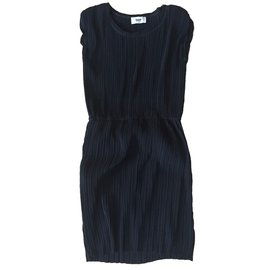 Bruuns Bazaar Kleid Schwarz Polyester Schwarz
