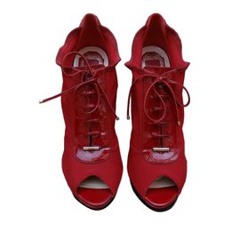 Dior-Heels-Red,Dark red