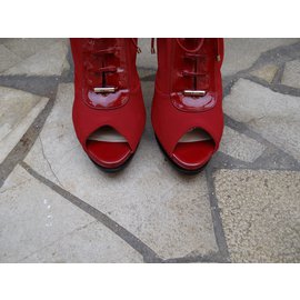 Dior-Heels-Red,Dark red