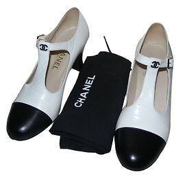 Chanel Tacchi Nero Bianco