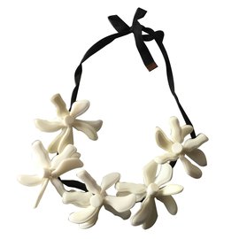 Marni For H&M-Collier fleurs-Blanc