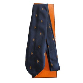Hermès-Laços-Azul