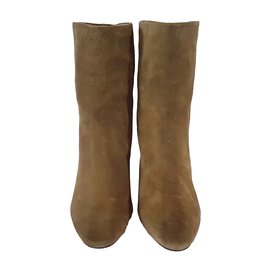 Isabel Marant Etoile-DYNA ankle boots-Light brown