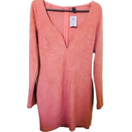 Windsor Smith Abendkleid aus pastellrosa Samt Pink