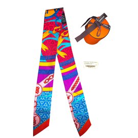 Hermès-sciarpe-Multicolore