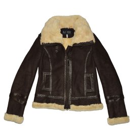 Armani Jeans Biker jackets Brown