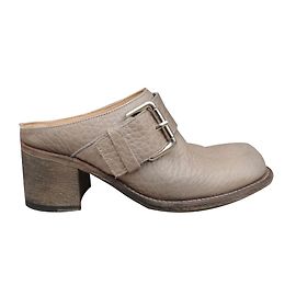 Sabots Free Lance en cuir beige 36 Beige