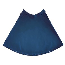 Moschino-die Röcke-Blau