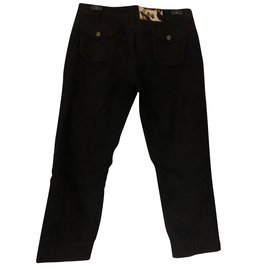 Just Cavalli-Pants, leggings-Black