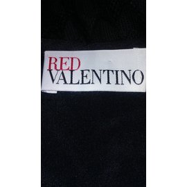 Red Valentino-Point d'esprit-Black