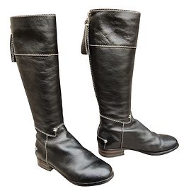 Stivali Chloé in pelle nera Nero