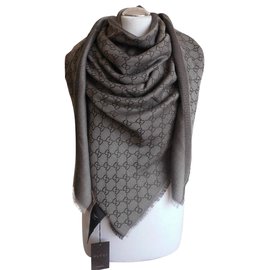 gucci sciarpa marrone Marrone