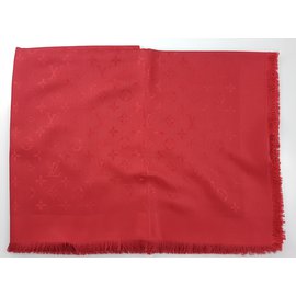 Louis Vuitton-Louis vuitton shawl monogram pomme d'amour-Red