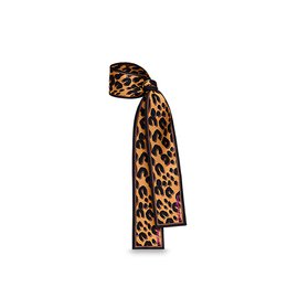 Louis Vuitton-bandeau vuitton soie leopard-Imprimé léopard