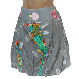 Desigual Saias Cinza