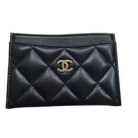 Chanel-Porta carte nero-Nero