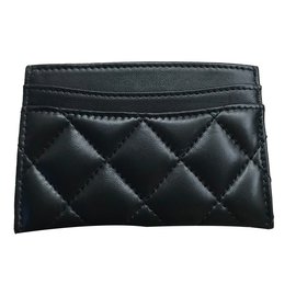 Chanel-Porta carte nero-Nero
