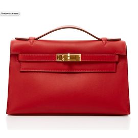 Hermès Clutch-Taschen Rot