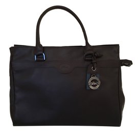 Longchamp-Bolsos de mano-Marrón oscuro