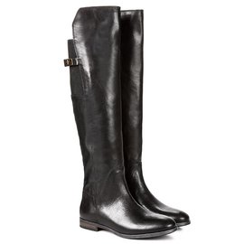 tommy hilfiger black and brown boots