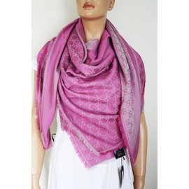 Gucci-scarf  fucsia color  new-Other