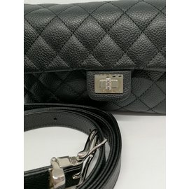 Chanel-Bolsa de cinturón uniforme-Negro
