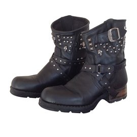 Autre Marque-Boots-Black
