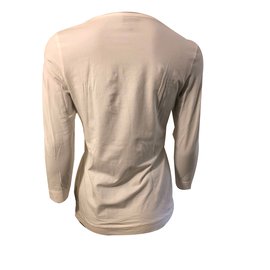 Just Cavalli-Teeshirt manches 3/4-Blanc