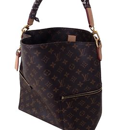 Louis Vuitton Hobo Mélie Marrone scuro