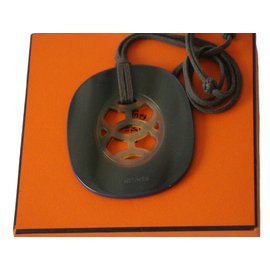 Hermès Collane con ciondoli Nero