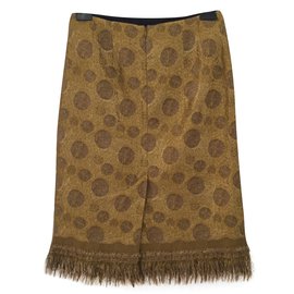 Dries Van Noten-Skirts-Golden