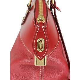 Louis Vuitton-LOUIS VUITTON Tanami Suhali Leather Lockit MM Bag-Red