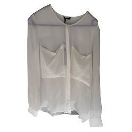 Autre Marque Camicetta Guess Marciano in viscosa bianca 42 Bianco