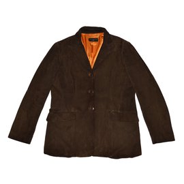 Luciano Barbera-Jackets-Brown
