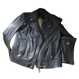 Set Perfecto cuir Bleu