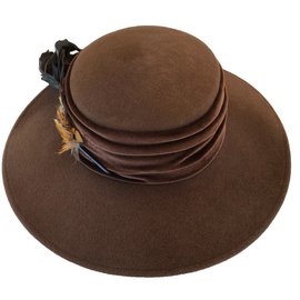 Autre Marque-Hats-Dark brown