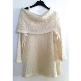 Autre Marque-Tehen  Knitwear-Cream