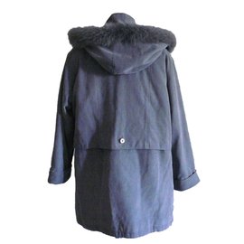 Autre Marque-Coats, Outerwear-Blue,Grey
