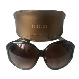 Gucci-Oculos escuros-Castanho escuro