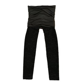 Pinko-Pants, leggings-Black