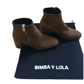 Bimba & Lola Ankle Boots Chestnut