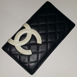 Chanel-Portefeuilles-Noir