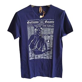 John Galliano Tee shirts Bleu