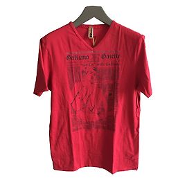 John Galliano Tee shirts Rouge