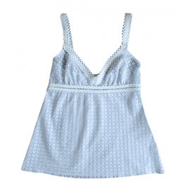 Chanel-Tops-Blanco,Azul